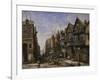 Chester: Watergate Street from the Corner of Crook Street, with Eastgate Beyond-Louise J. Rayner-Framed Giclee Print