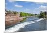 Chester Weir Crossing the River Dee at Chester, Cheshire, England, United Kingdom, Europe-Neale Clark-Mounted Photographic Print