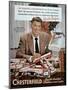 Chesterfield Cigarette Advertisement Featuring Ronald Reagan-null-Mounted Giclee Print