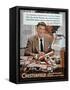 Chesterfield Cigarette Advertisement Featuring Ronald Reagan-null-Framed Stretched Canvas