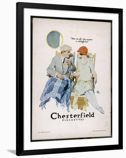 Chesterfield Cigarettes, Mind if I Smoke?-Joseph Trellor-Framed Art Print