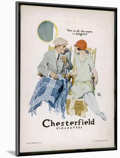 Chesterfield Cigarettes, Mind if I Smoke?-Joseph Trellor-Mounted Art Print