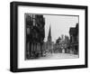 Chesterfield, Derbyshire, England with the Crooked Spire Dominating the Skyline-null-Framed Photographic Print