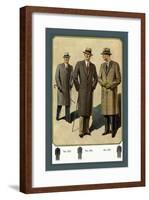 Chesterfield Fly-Front Overcoat-null-Framed Art Print