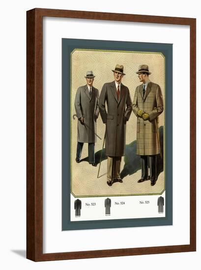 Chesterfield Fly-Front Overcoat-null-Framed Art Print