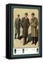 Chesterfield Fly-Front Overcoat-null-Framed Stretched Canvas