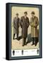 Chesterfield Fly-Front Overcoat-null-Framed Stretched Canvas