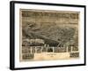 Chestertown, Maryland - Panoramic Map-Lantern Press-Framed Art Print