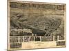 Chestertown, Maryland - Panoramic Map-Lantern Press-Mounted Art Print