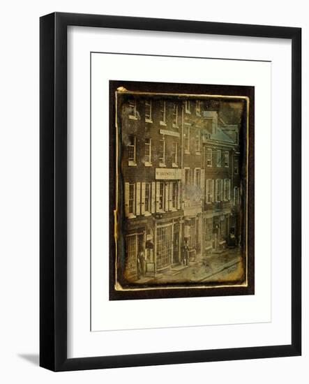 Chestnut Street, Philadelphia, Pennsylvania, 1843, USA, America-null-Framed Giclee Print