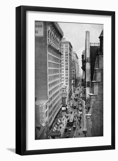 Chestnut Street, Philadelphia, Pennsylvania, USA, C1930S-Ewing Galloway-Framed Giclee Print