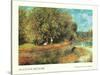 Chestnut Tree in Bloom-Unknown Renoir-Stretched Canvas