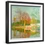 Chestnut Tree in the Evening Sun-Émile Claus-Framed Giclee Print