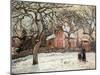 Chestnut Trees at Louveciennes, circa 1871-2-Camille Pissarro-Mounted Giclee Print