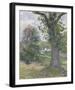 Chestnut trees at Osny, 1883-Camille Pissarro-Framed Giclee Print