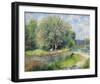 Chestnut Trees in Bloom-Pierre-Auguste Renoir-Framed Premium Giclee Print