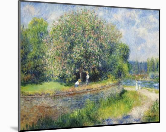 Chestnut Trees in Bloom-Pierre-Auguste Renoir-Mounted Premium Giclee Print
