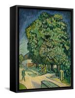 'Chestnut Trees in Blossom', 1890-Vincent van Gogh-Framed Stretched Canvas