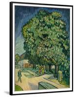 'Chestnut Trees in Blossom', 1890-Vincent van Gogh-Framed Premium Giclee Print