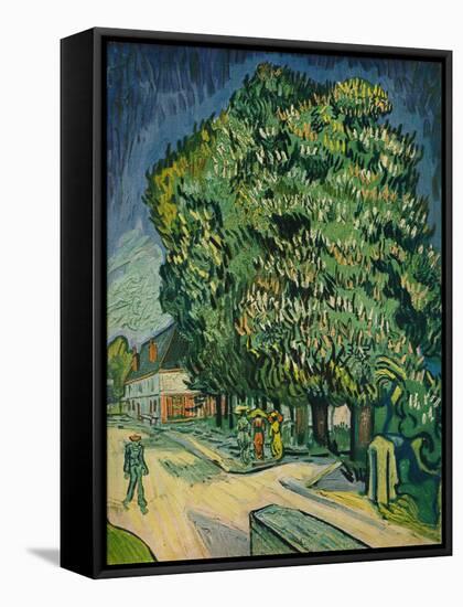 'Chestnut Trees in Blossom', 1890-Vincent van Gogh-Framed Stretched Canvas