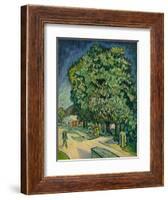 'Chestnut Trees in Blossom', 1890-Vincent van Gogh-Framed Giclee Print