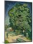 'Chestnut Trees in Blossom', 1890-Vincent van Gogh-Mounted Giclee Print