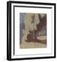 Chestnut Trees in Moonlight-Ernst Ludwig Kirchner-Framed Premium Giclee Print
