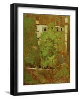 Chestnut Trees in Rue Truffaut (in the 17th Arrondissement in Paris), c.1900-Edouard Vuillard-Framed Giclee Print