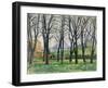 Chestnut Trees-Paul Cezanne-Framed Giclee Print