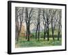 Chestnut Trees-Paul Cezanne-Framed Giclee Print