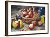 Chestnuts in Basket and Vials with Tincture-ChamilleWhite-Framed Photographic Print