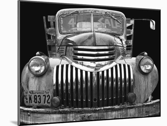 Chev 4 Sale - Black and White-Larry Hunter-Mounted Photographic Print