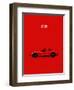 Chev Corvette-Stingray Red-Mark Rogan-Framed Art Print