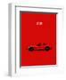 Chev Corvette-Stingray Red-Mark Rogan-Framed Art Print