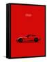 Chev Corvette-Stingray Red-Mark Rogan-Framed Stretched Canvas