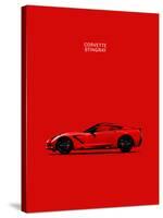 Chev Corvette-Stingray Red-Mark Rogan-Stretched Canvas