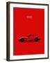 Chev Corvette-Stingray Red-Mark Rogan-Framed Art Print