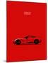 Chev Corvette-Stingray Red-Mark Rogan-Mounted Art Print