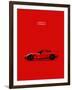 Chev Corvette-Stingray Red-Mark Rogan-Framed Art Print