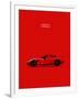 Chev Corvette-Stingray Red-Mark Rogan-Framed Art Print