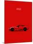 Chev Corvette-Stingray Red-Mark Rogan-Mounted Art Print