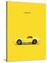 Chev Corvette Yellow-Mark Rogan-Stretched Canvas