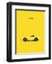 Chev Corvette Yellow-Mark Rogan-Framed Art Print