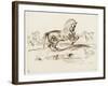 Cheval cabré dans un paysage et autres études de chevaux-Eugene Delacroix-Framed Giclee Print