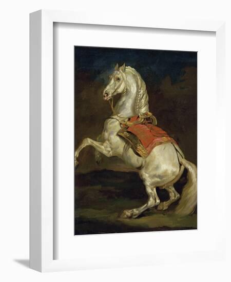 Cheval Cabre-Théodore Géricault-Framed Giclee Print