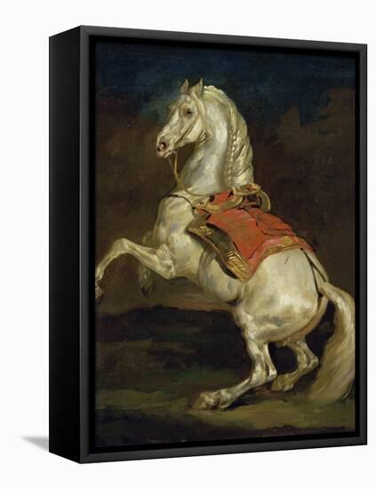 Cheval Cabre-Théodore Géricault-Framed Stretched Canvas