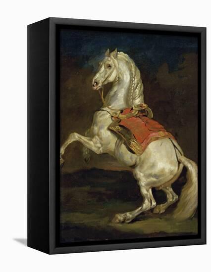 Cheval Cabre-Théodore Géricault-Framed Stretched Canvas