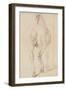 Cheval debout, vu de dos-Edme Bouchardon-Framed Giclee Print