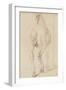 Cheval debout, vu de dos-Edme Bouchardon-Framed Giclee Print