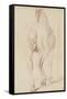 Cheval debout, vu de dos-Edme Bouchardon-Framed Stretched Canvas